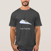 Flugzeug-Jet für Militärpilot T-Shirt (Vorderseite)