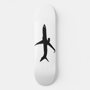 Flugzeug-Jet-Schwarz-Flug fertigen Farbe besonders Skateboard