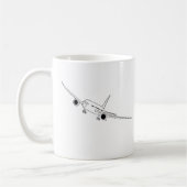 Flugzeug Kaffeetasse (Links)