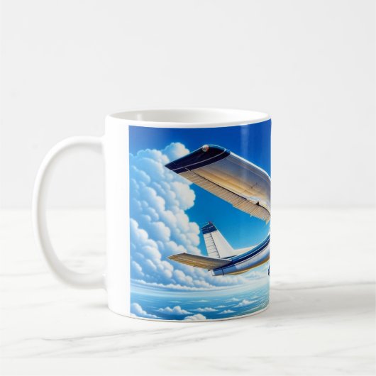 Flugzeug Kaffeetasse (Links)