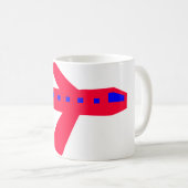 Flugzeug Kaffeetasse (VorderseiteRechts)