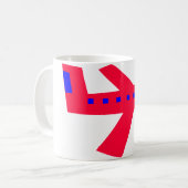 Flugzeug Kaffeetasse (Vorderseite Links)