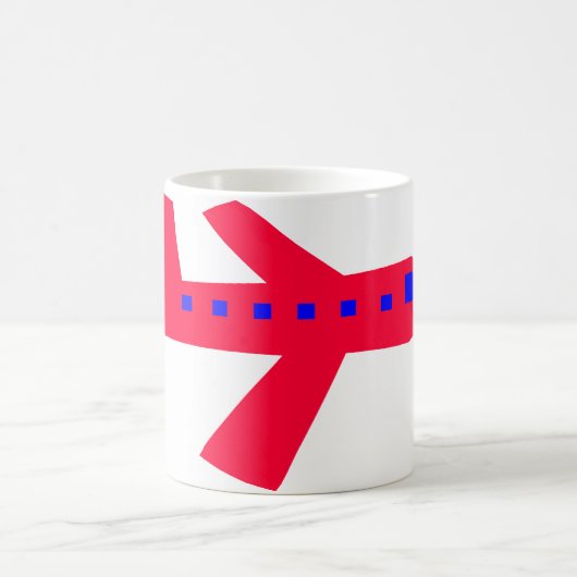Flugzeug Kaffeetasse (Mittel)
