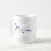 Flugzeug Kaffeetasse (Vorderseite Links)