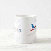 Flugzeug Kaffeetasse (Mittel)