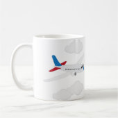 Flugzeug Kaffeetasse (Links)