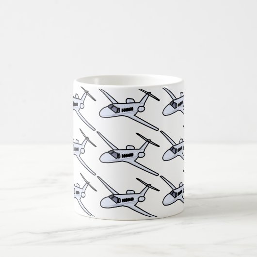 Flugzeug Kaffeetasse (Mittel)