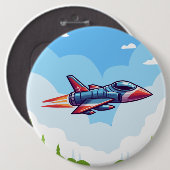 Flugzeug/Kampfflugzeug Button (Vorne & Hinten)