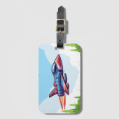 Flugzeug/Kampfflugzeug Gepäckanhänger (Vorderseite Vertikal)