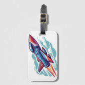 Flugzeug/Kampfflugzeug Gepäckanhänger (Vorderseite Vertikal)