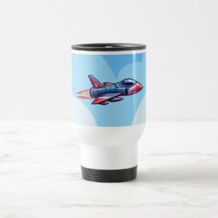 Flugzeug/Kampfflugzeug Reisebecher