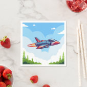 Flugzeug/Kampfflugzeug Serviette (Beispiel)