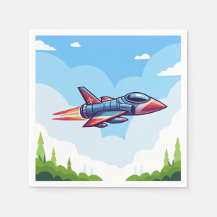 Flugzeug/Kampfflugzeug Serviette