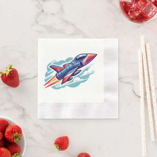 Flugzeug/Kampfflugzeug Serviette (Beispiel)