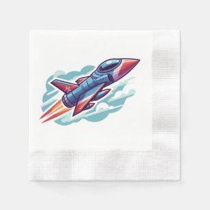 Flugzeug/Kampfflugzeug Serviette