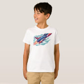Flugzeug/Kampfflugzeug T-Shirt (Vorne ganz)