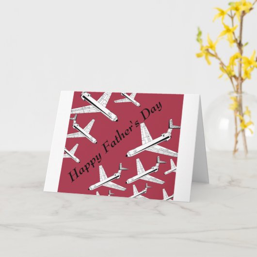 Flugzeug Karte (Gelbe Blume)