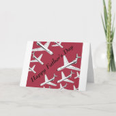 Flugzeug Karte (Vorderseite)