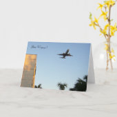 Flugzeug Karte (Gelbe Blume)