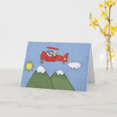 Flugzeug Karte (Gelbe Blume)