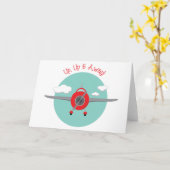 Flugzeug Karte (Gelbe Blume)