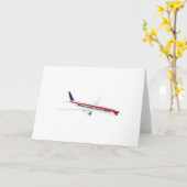 Flugzeug Karte (Gelbe Blume)