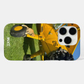 Flugzeug & Katze Foto Luftfahrt Monogramm Stylisch Case-Mate iPhone Hülle (Rückseite (Horizontal))