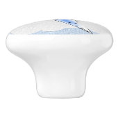 Flugzeug Keramikknauf (Seitenansicht)