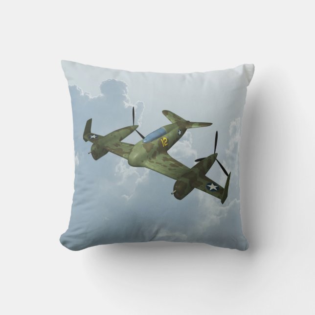 Flugzeug Kissen (Vorderseite)