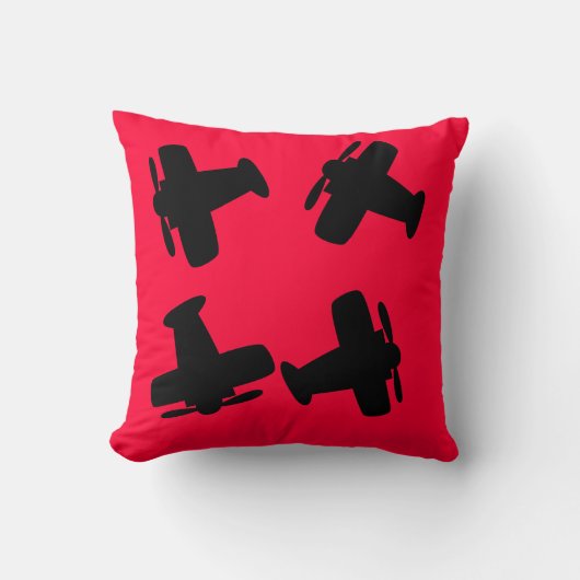 Flugzeug-Kissen Kissen (Vorderseite)