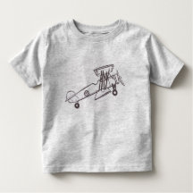 Flugzeug Kleinkind T - Shirt Junge Shirt