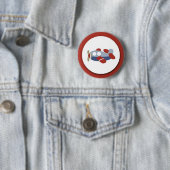 Flugzeug-Knopf Button (Beispiel)