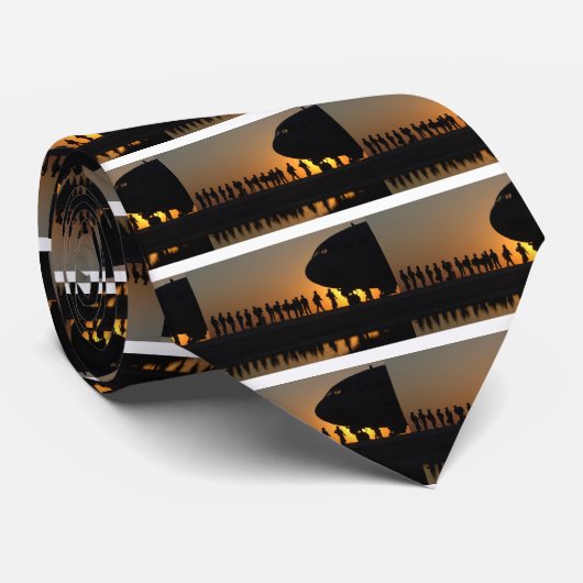 Flugzeug Krawatte (Gerollt)