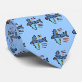 Flugzeug Krawatte (Gerollt)