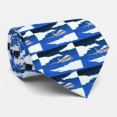 Flugzeug Krawatte (Gerollt)