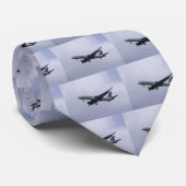 Flugzeug-Krawatte Krawatte (Gerollt)