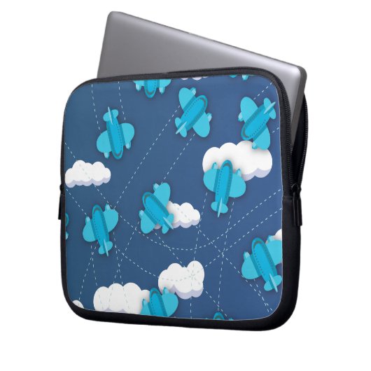 Flugzeug Laptopschutzhülle (Vorderseite Links)