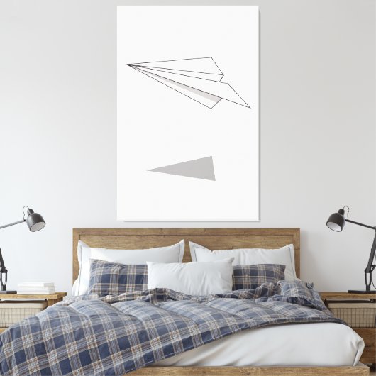 Flugzeug Leinwanddruck (Insitu (Schlafzimmer))