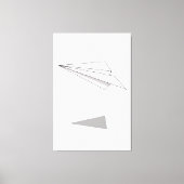 Flugzeug Leinwanddruck (Vorderseite)