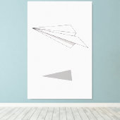 Flugzeug Leinwanddruck (Insitu (Holzboden))