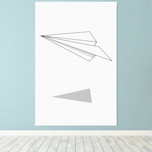 Flugzeug Leinwanddruck (Insitu (Holzboden))