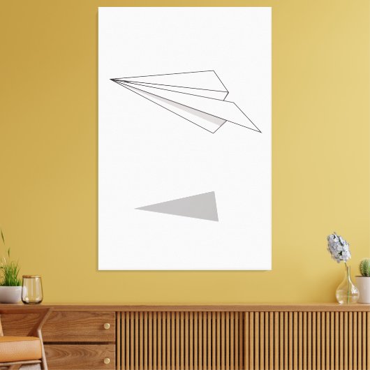 Flugzeug Leinwanddruck (Insitu (Wohnzimmer))