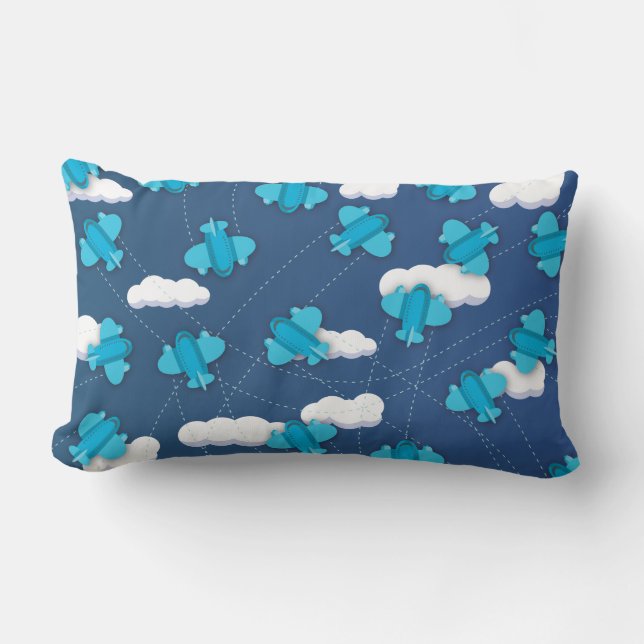 Flugzeug Lendenkissen (Vorderseite)