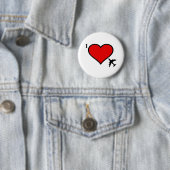 Flugzeug-Liebe Button (Beispiel)