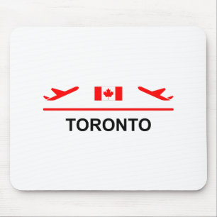 Flugzeug Light Color von Toronto Canada Mousepad
