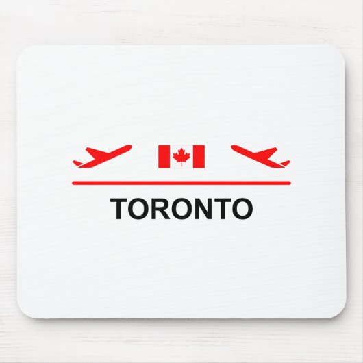 Flugzeug Light Color von Toronto Canada Mousepad (Vorne)