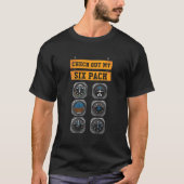 Flugzeug Luftfahrt Pilot Controller Cockpit Air Tr T-Shirt (Vorderseite)