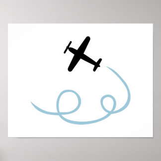 Flugzeug Luftfahrt Poster