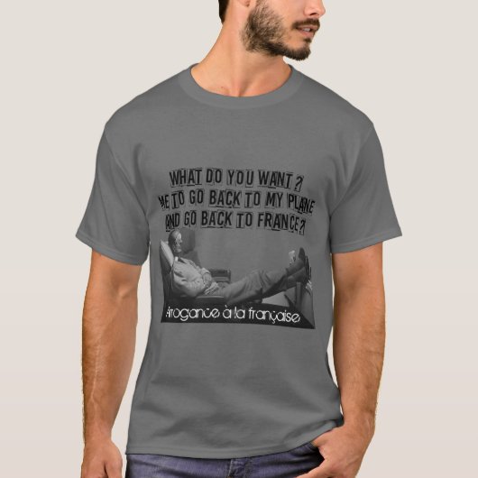 FLUGZEUG lustig T-Shirt (Vorderseite)