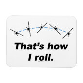 Flugzeug Magnet (Horizontal)